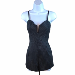 Women’s Entry LA Pinstriped Sleeveless Romprr